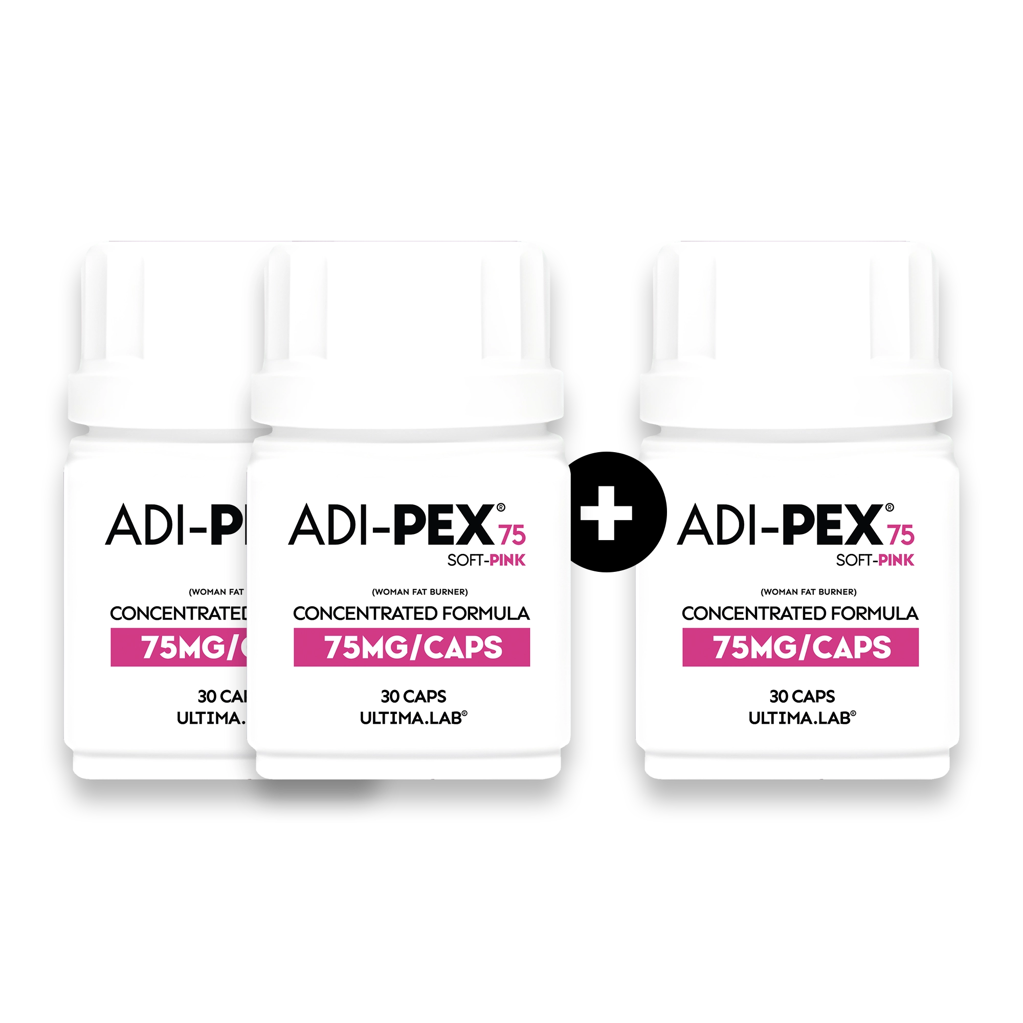 Spaľovač tukov ADI-PEX 75mg Soft Pink 3×30 kaps.