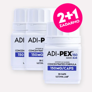 Spaľovač tukov ADIPEX 150mg Magic Blue (3×30 kaps.)