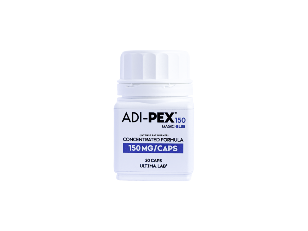 Spaľovač tukov ADIPEX 150mg Magic Blue (1×30 kaps.)