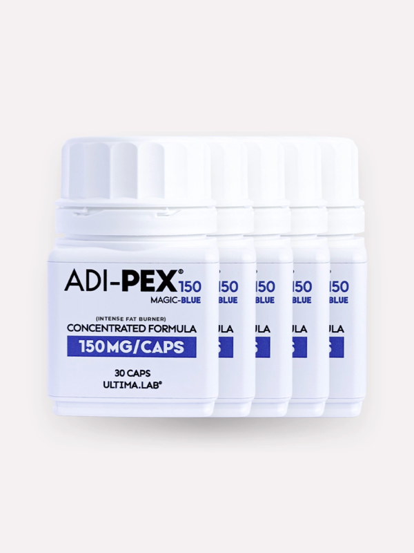 Spaľovač tukov ADI-PEX 150mg Magic Blue (5×30 kaps.)
