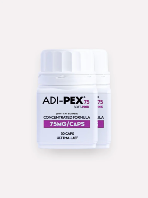 Adi-Pex ruzovy 2x Spaľovač tukov ADIPEX 75mg Soft Pink (2×30 kaps.)