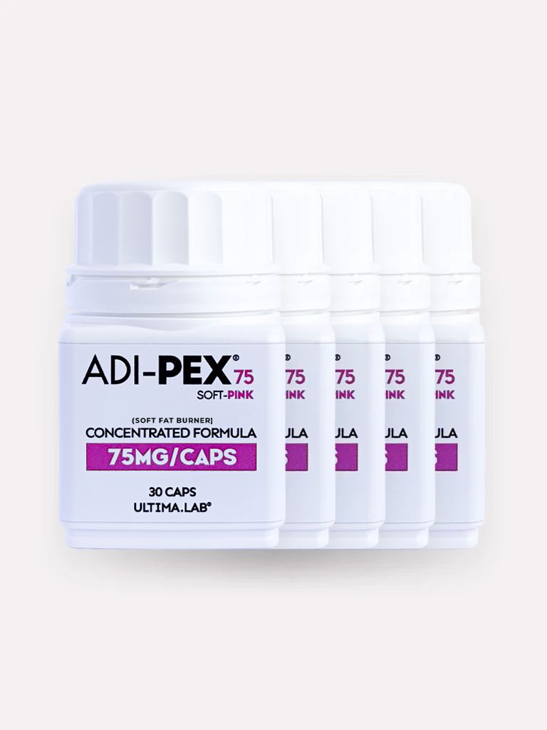 Spaľovač tukov ADI-PEX 75mg Soft Pink (5×30 kaps.)