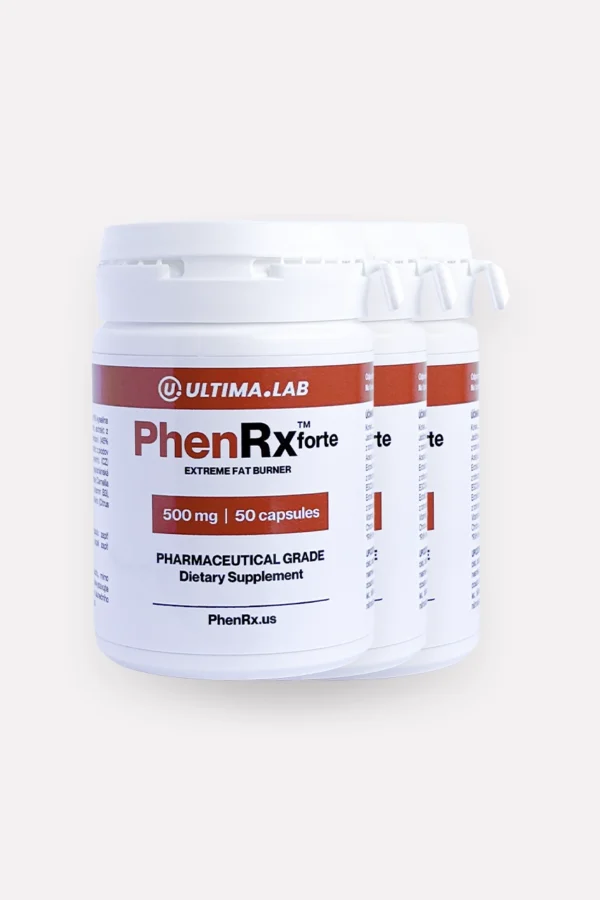 Spaľovač tukov PhenRx forte 500mg (3×50 kaps.)