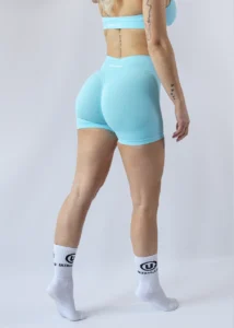 Dámske športové šortky ULTIMA.LAB tyrkysové