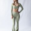 S063-01-1.jpg ULTIMA.LAB Sage Flare Leggings