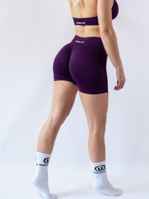 S077-01-1.jpg ULTIMA.LAB Purple Sculpt Shorts