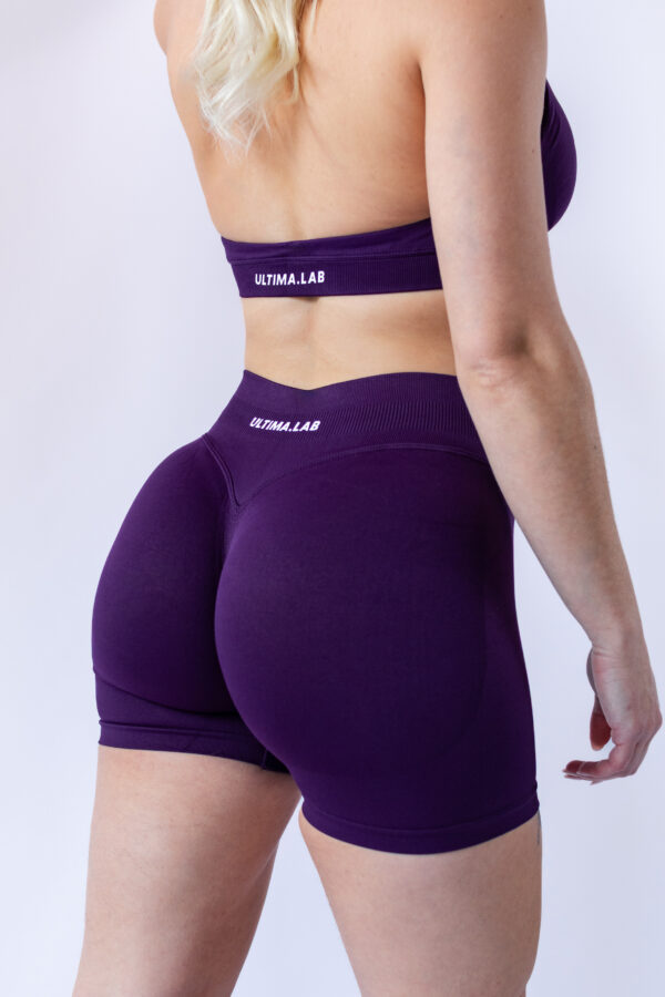 S077-02-1.jpg ULTIMA.LAB Purple Sculpt Shorts
