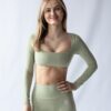 S085-01-1.jpg ULTIMA.LAB Sage Active Crop Top