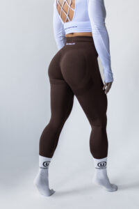 ULTIMA.LAB Brown Active Leggings