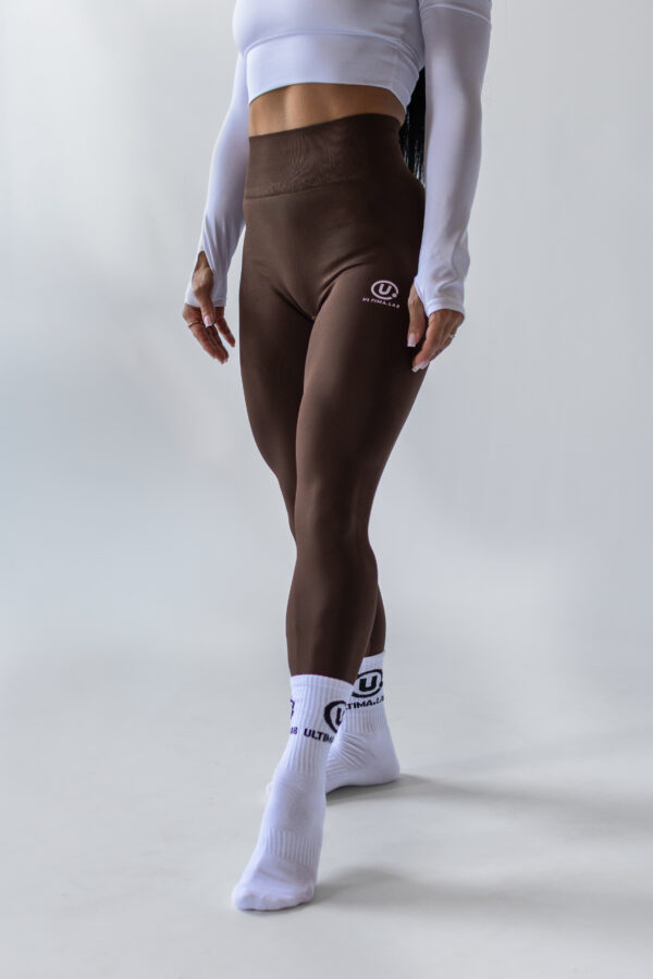 ULTIMA.LAB Brown Active Leggings