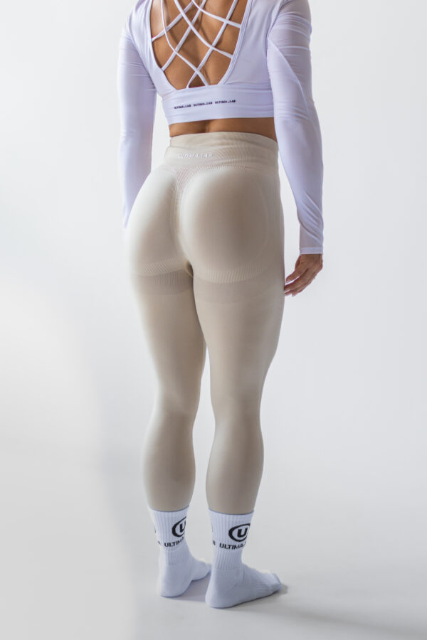 S089-04-1.jpg ULTIMA.LAB Cream Seamless Leggings